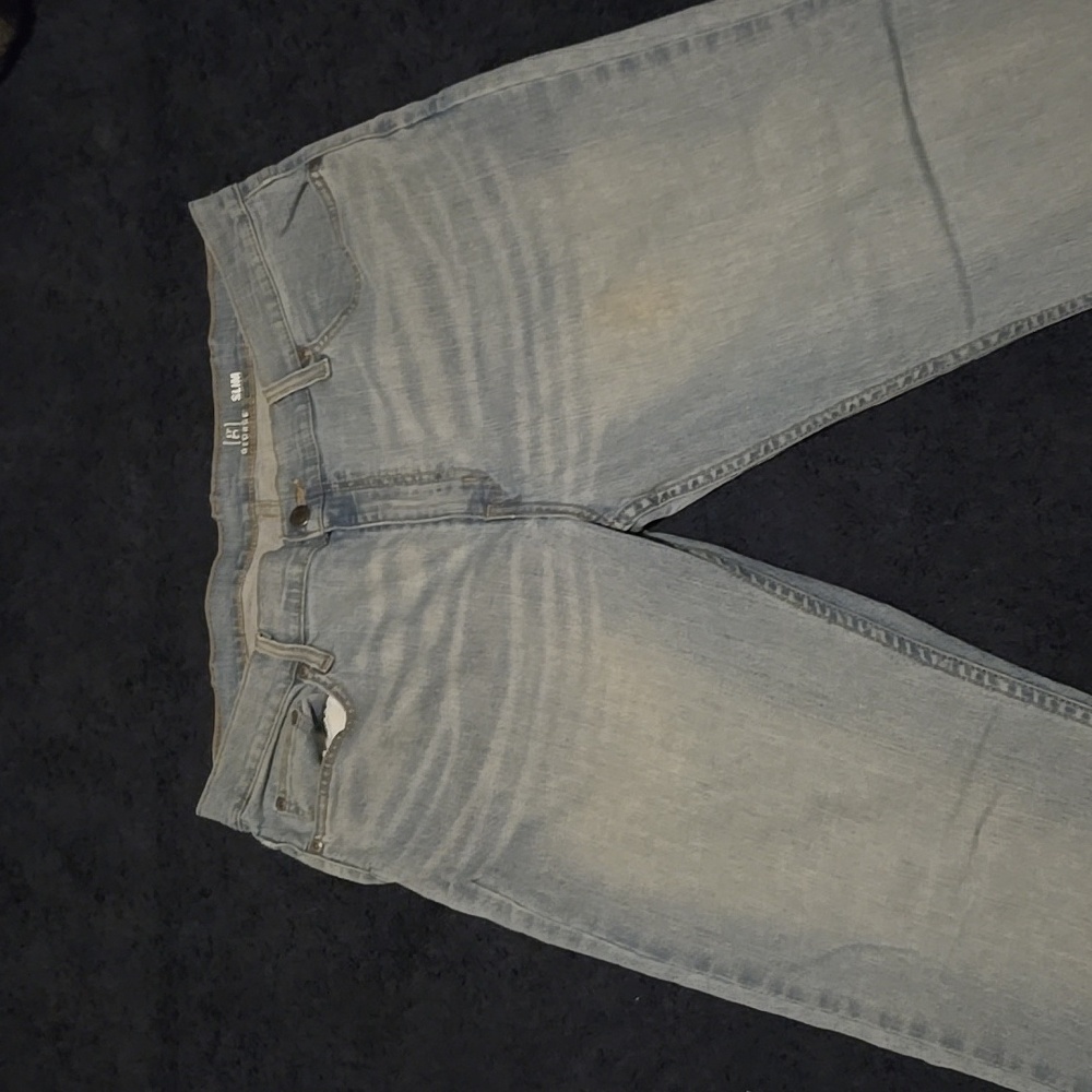 38 x 32 George brand, washed jeans. Perfect used condition. Worn thrice.)